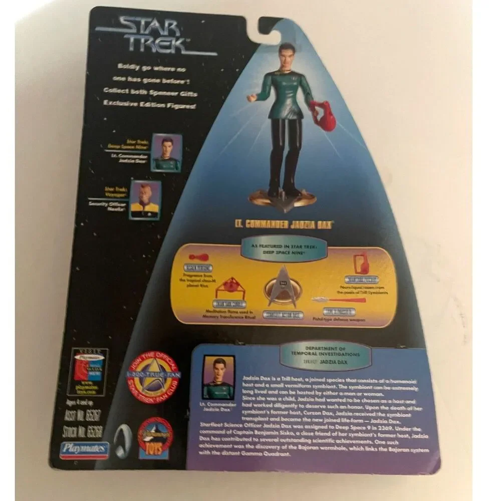 Lt. Commander Jadzia Dax Spencer Gifts Exclusive STAR TREK Playmates NEW MOC 90s